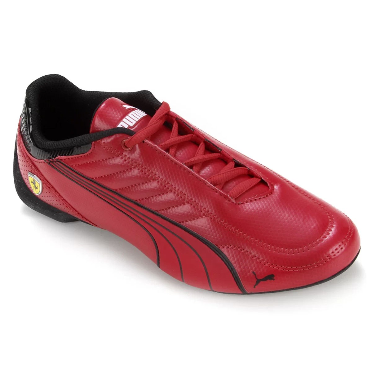 Tênis Puma Ferrari Race Future Kart Cat Masculino Vermelho e Preto
