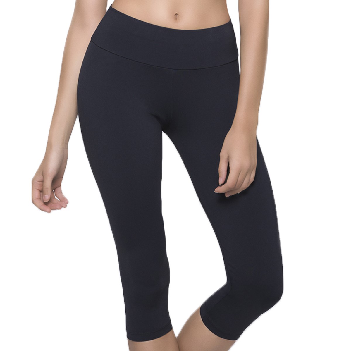 Calça Legging Corsário Selene Básica Feminina - Preto - Renner